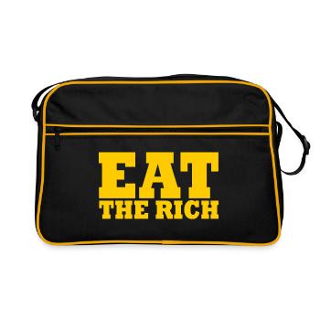 Eat the rich - Sac Retro - noir/or - Devant