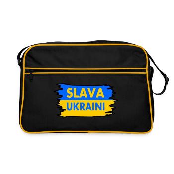 Slava ukraini - Sac Retro - noir/or - Devant
