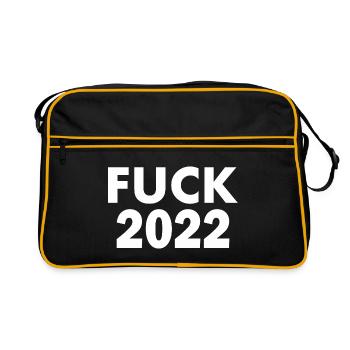 Fuck 2022 - Sac Retro - noir/or - Devant