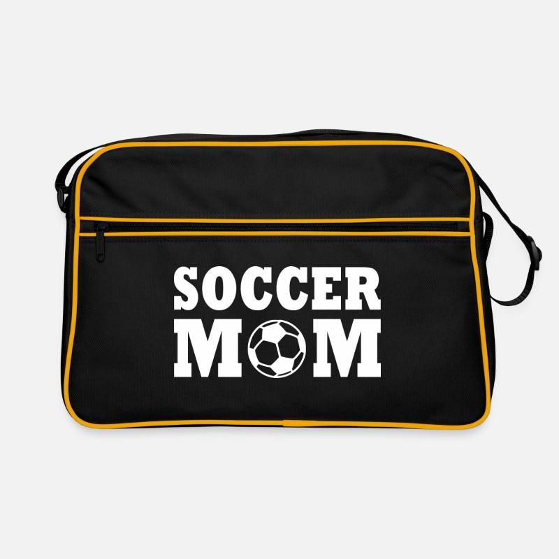 Soccer mom - Retro Tasche - Schwarz/Gold