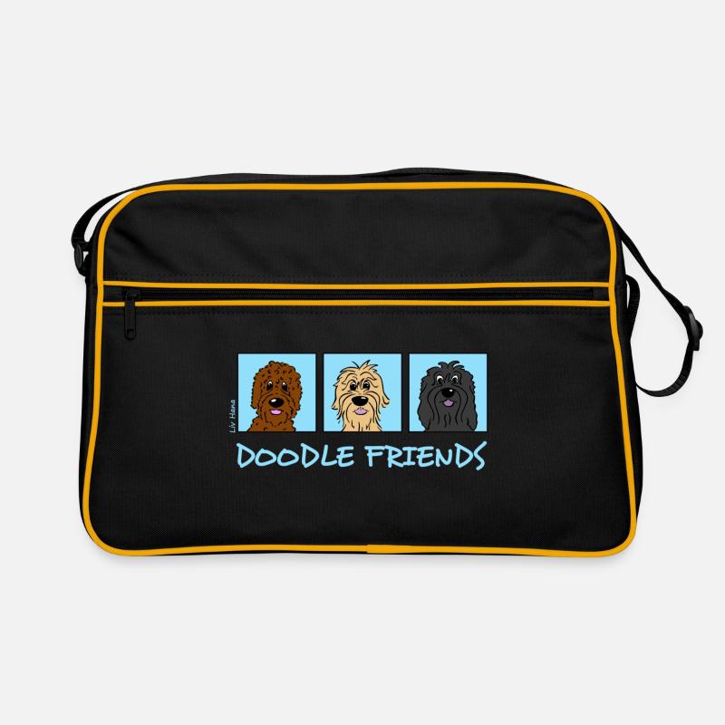Doodle Friends Retro Tasche