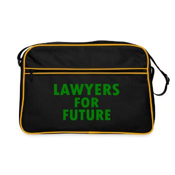 Lawyers for future - Retro Bag - black/gold - Front