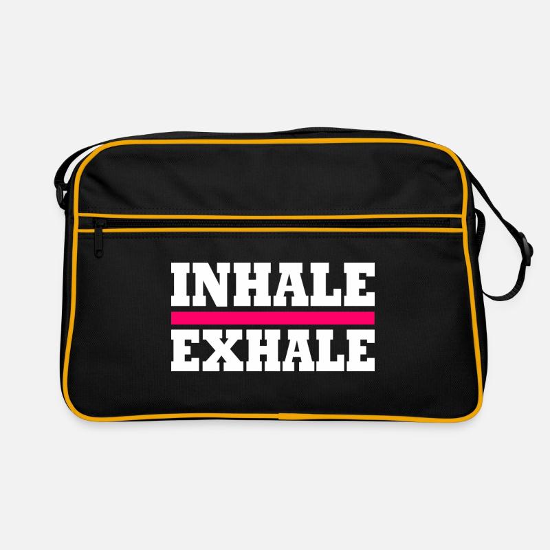 Inhale exhale Retro Bag