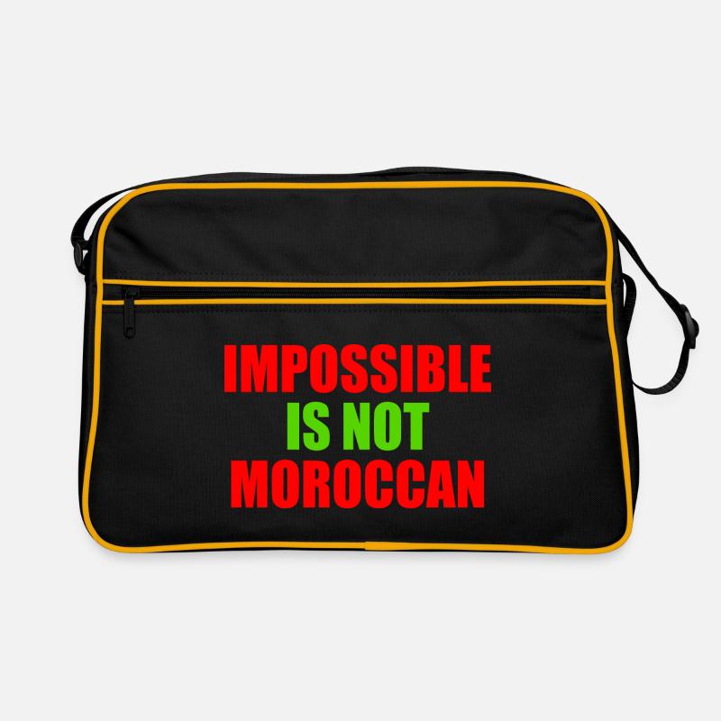 impossible is not moroccan - maroc Sac Retro