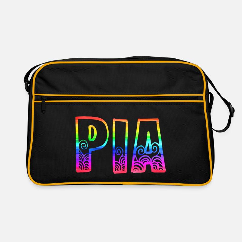 pia rs regenbogen Retro Tasche