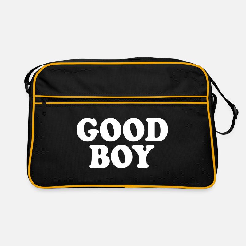 Good boy - Retro Tasche - Schwarz/Gold