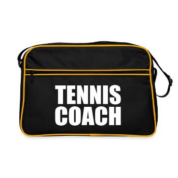 Tennis coach - Sac Retro - noir/or - Devant