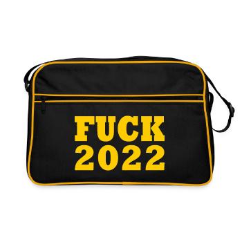 Fuck 2022 - Sac Retro - noir/or - Devant