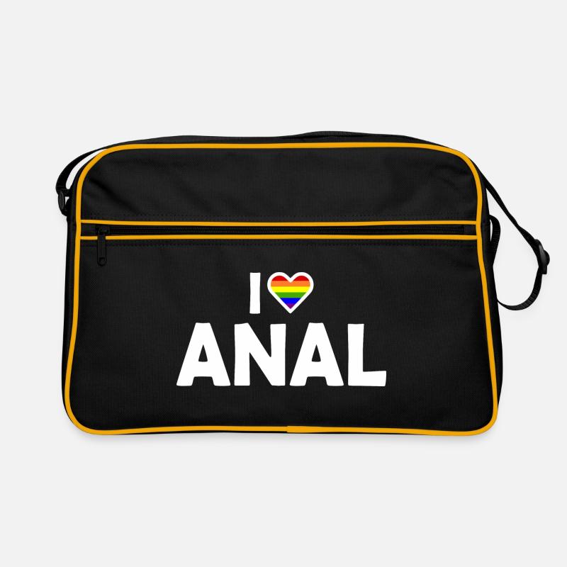 I love anal Retro Tasche