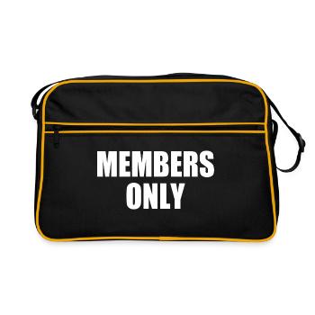 Members only - Sac Retro - noir/or - Devant