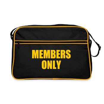 Members only - Sac Retro - noir/or - Devant