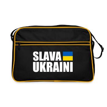 Slava ukraini - Sac Retro - noir/or - Devant