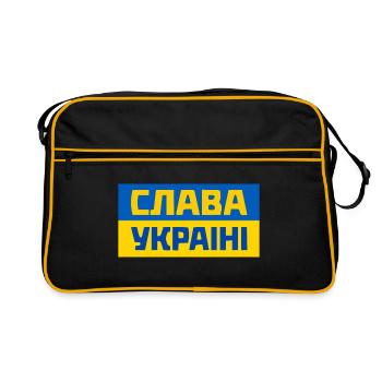 Ukraine - Retro Bag - black/gold - Front