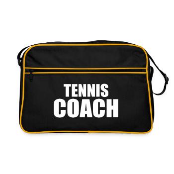 Tennis coach - Sac Retro - noir/or - Devant