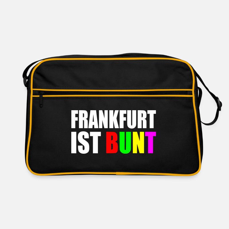 Frankfurt ist bunt Retro Tasche