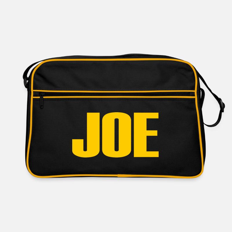 Joe - Retro Tasche - Schwarz/Gold