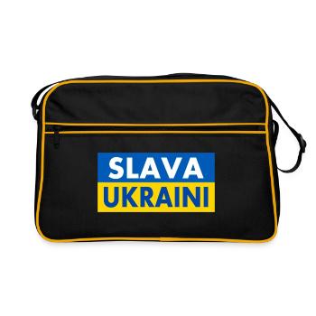 Slava ukraini - Sac Retro - noir/or - Devant
