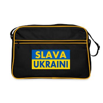 Slava ukraini - Sac Retro - noir/or - Devant