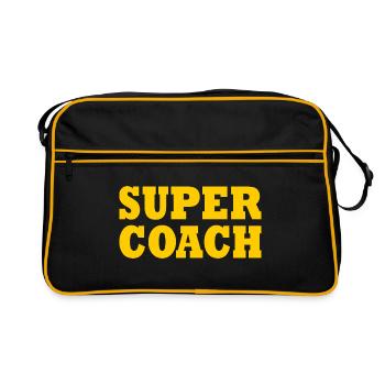 Super coach - Retro Bag - black/gold - Front