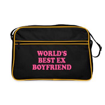 world's best ex boyfriend - Sac Retro - noir/or - Devant