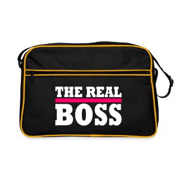 The real boss - Sac Retro - noir/or - Devant