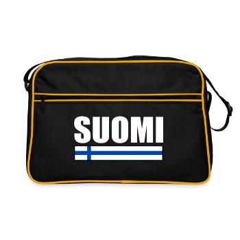 Suomi - Retro Bag - black/gold - Front