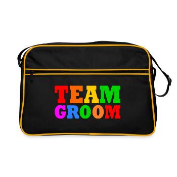 Team groom - Sac Retro - noir/or - Devant