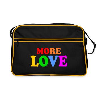 More love - Sac Retro - noir/or - Devant