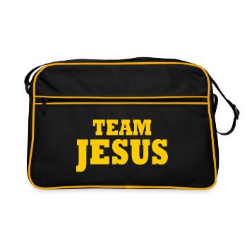 Team jesus - Sac Retro - noir/or - Devant