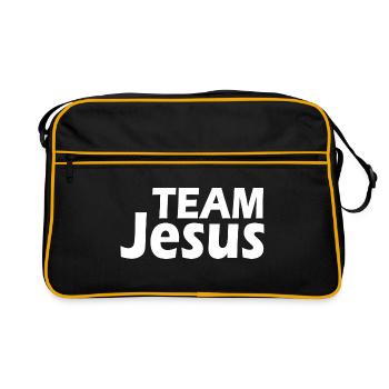 Team jesus - Sac Retro - noir/or - Devant