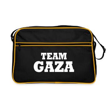 Team gaza - Sac Retro - noir/or - Devant
