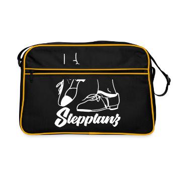 tap dance - Retro Bag - black/gold - Front