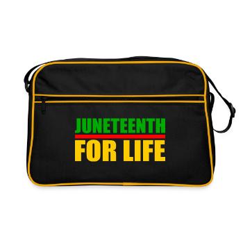 juneteenth - Sac Retro - noir/or - Devant