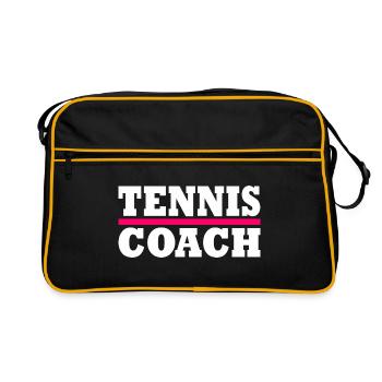 Tennis coach - Sac Retro - noir/or - Devant