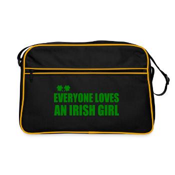 Everyone loves an irish girl - Sac Retro - noir/or - Devant