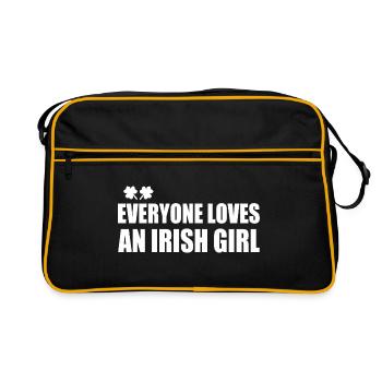 Everyone loves an irish girl - Sac Retro - noir/or - Devant
