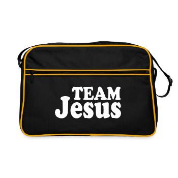 Team jesus - Sac Retro - noir/or - Devant