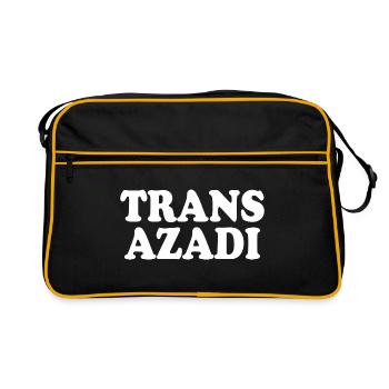 Trans azadi - Sac Retro - noir/or - Devant
