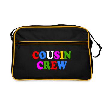 Cousin crew - Retro Bag - black/gold - Front