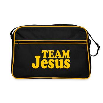 Team jesus - Sac Retro - noir/or - Devant