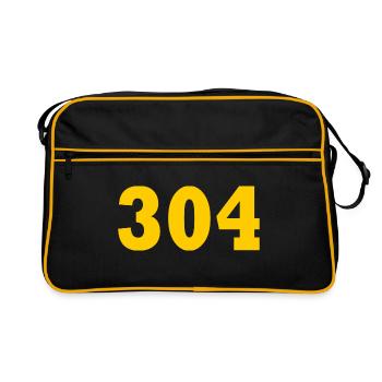 304 - Sac Retro - noir/or - Devant