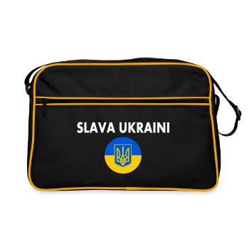 Slava ukraini - Sac Retro - noir/or - Devant