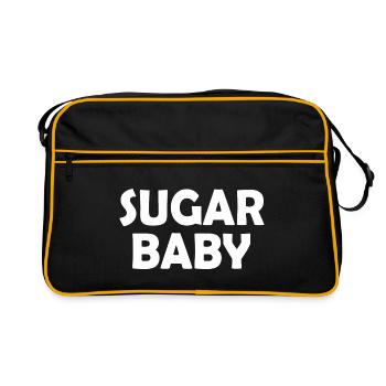 Sugar baby - Retro Bag - black/gold - Front