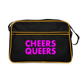 Cheers queers - Sac Retro - noir/or - Devant