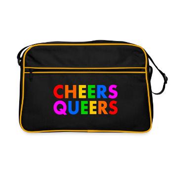 Cheers queers - Sac Retro - noir/or - Devant