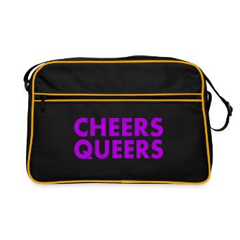 Cheers queers - Sac Retro - noir/or - Devant