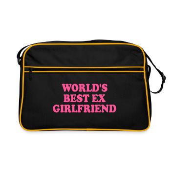 world's best ex girlfriend - Sac Retro - noir/or - Devant