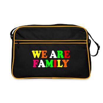 We are family - Sac Retro - noir/or - Devant