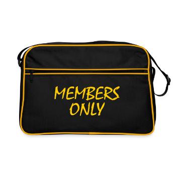 Members only - Sac Retro - noir/or - Devant