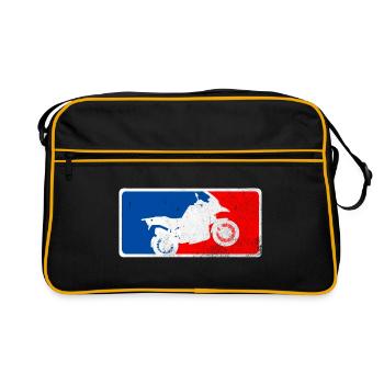 R1200GS Adventure K51 MLB Motorcycle Enduro - Retro Bag - black/gold - Front